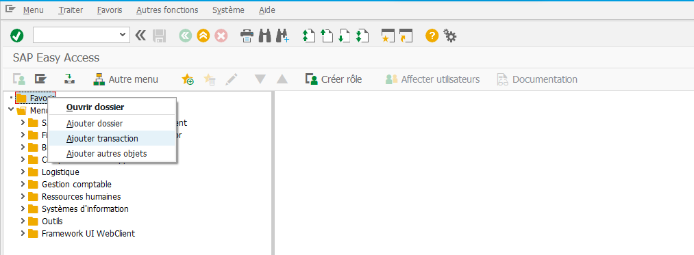 Insérer transaction étape 1